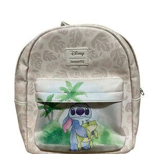 Loungefly Disney Lilo & Stitch with Frog Mini Backpack